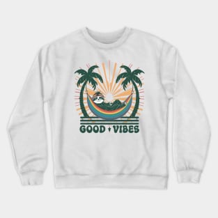 Good Vibes Sloth Crewneck Sweatshirt